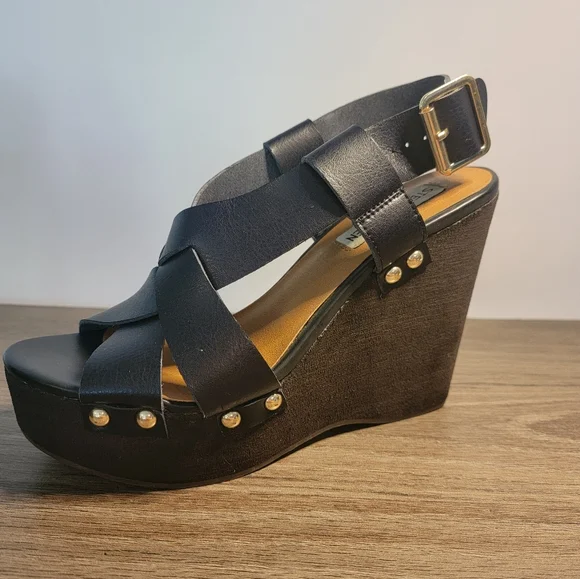 Steve Madden Platform Wedge Sandals - Picture 2 of 5